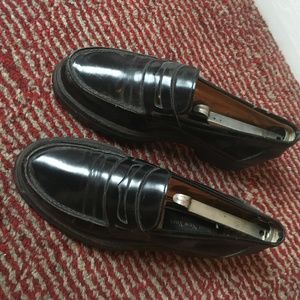Men's To Boot New York Black Leather Loafers size 7